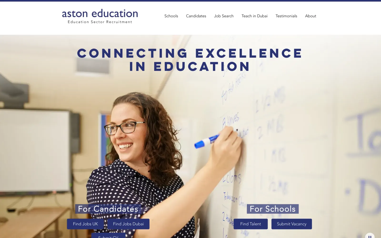 Aston Education website