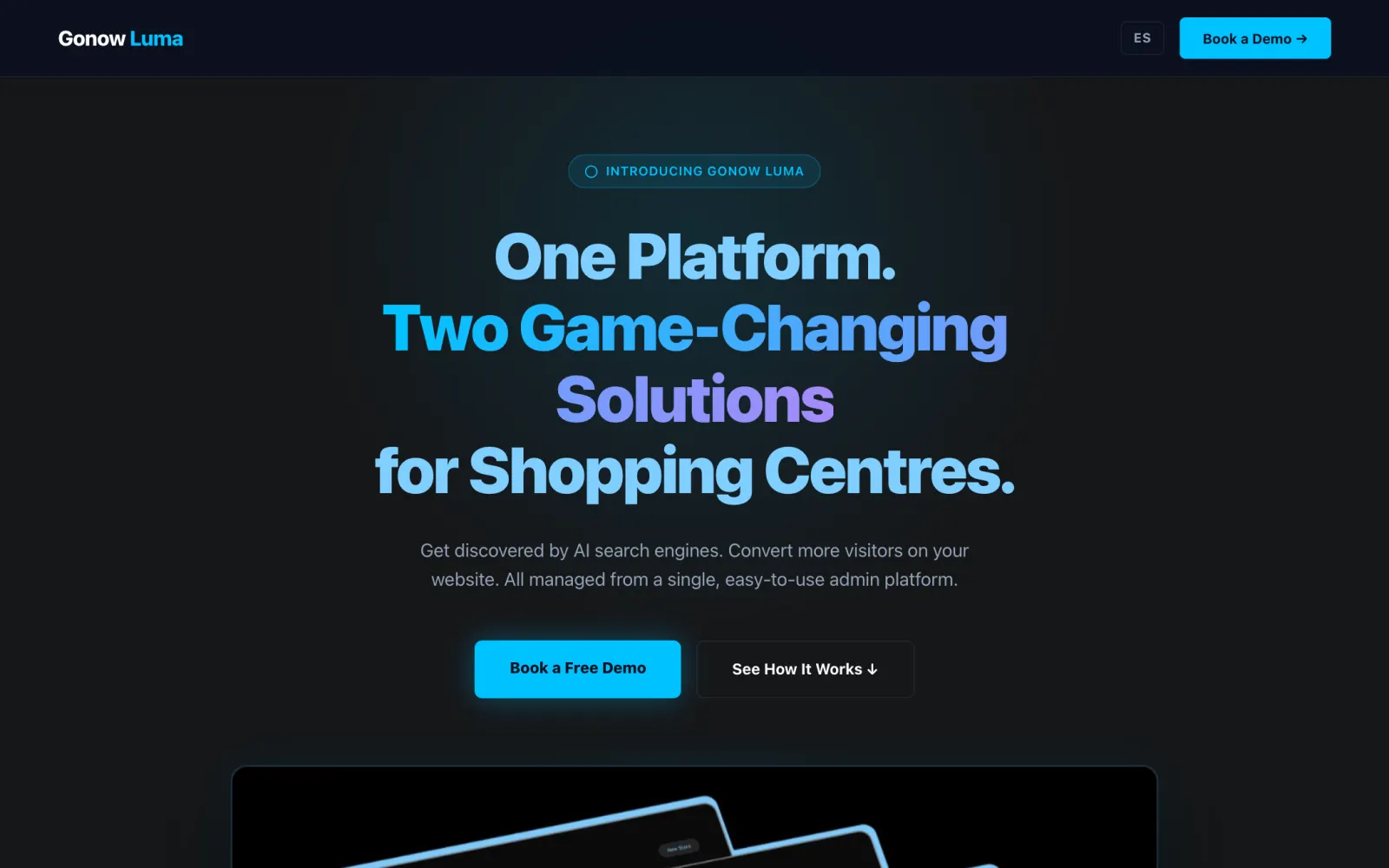 GoNow Luma website