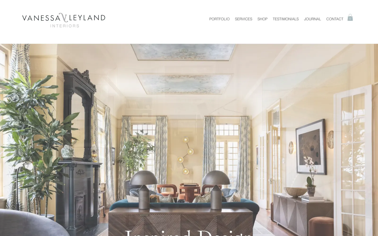Vanessa Leyland Interiors website